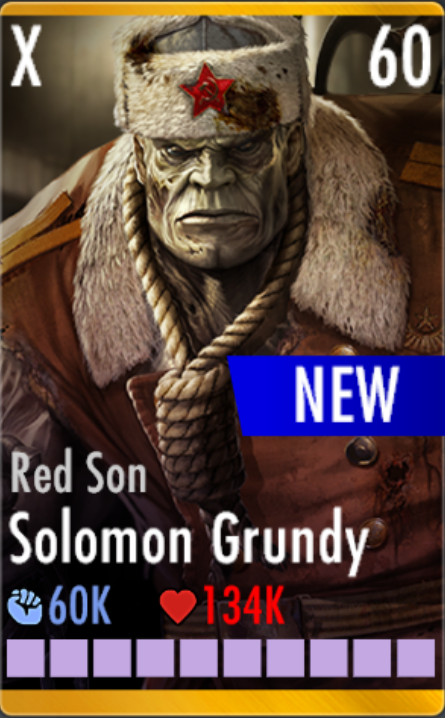 RED SON SOLOMON GRUNDY